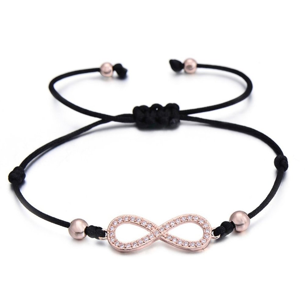 Black String Infinity Rose Gold